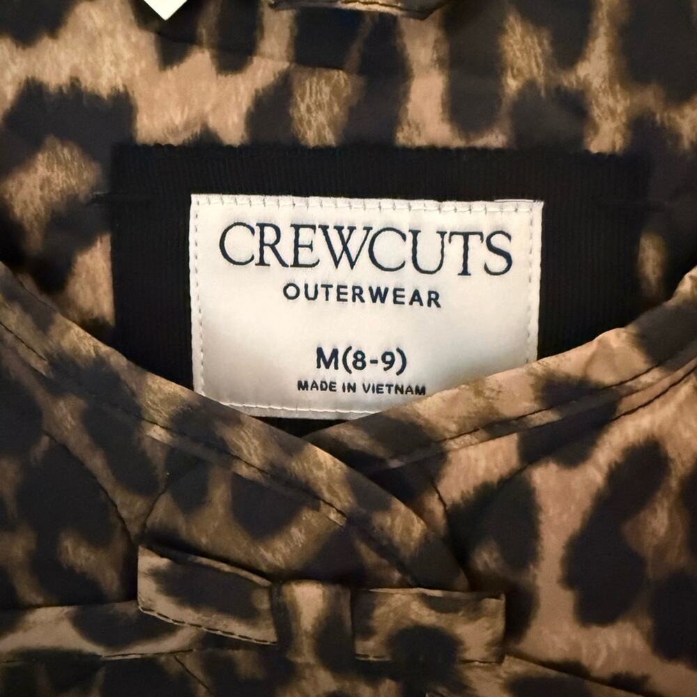 Crewcuts tan leopard print quilted vest - Picture 7 of 11